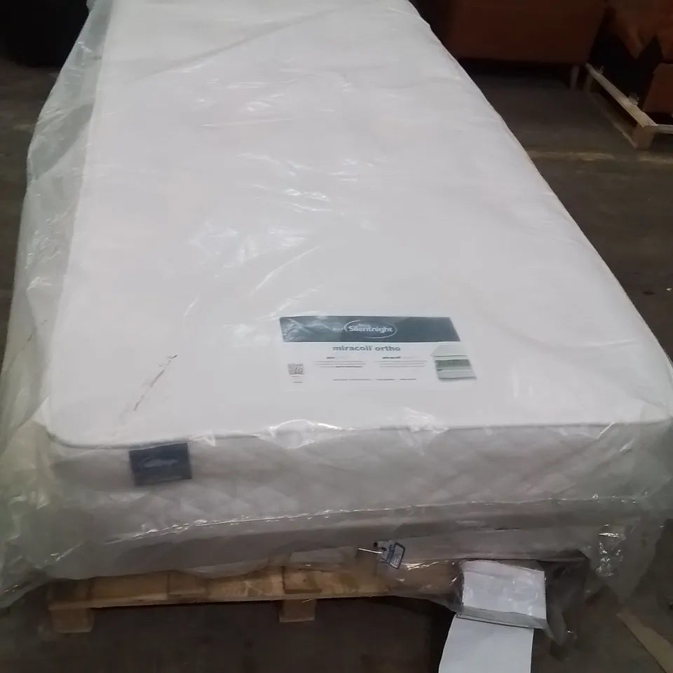 QUALITY BAGGED SILENTNIGHT MIRACOIL ORTHO SINGLE MATTRESS