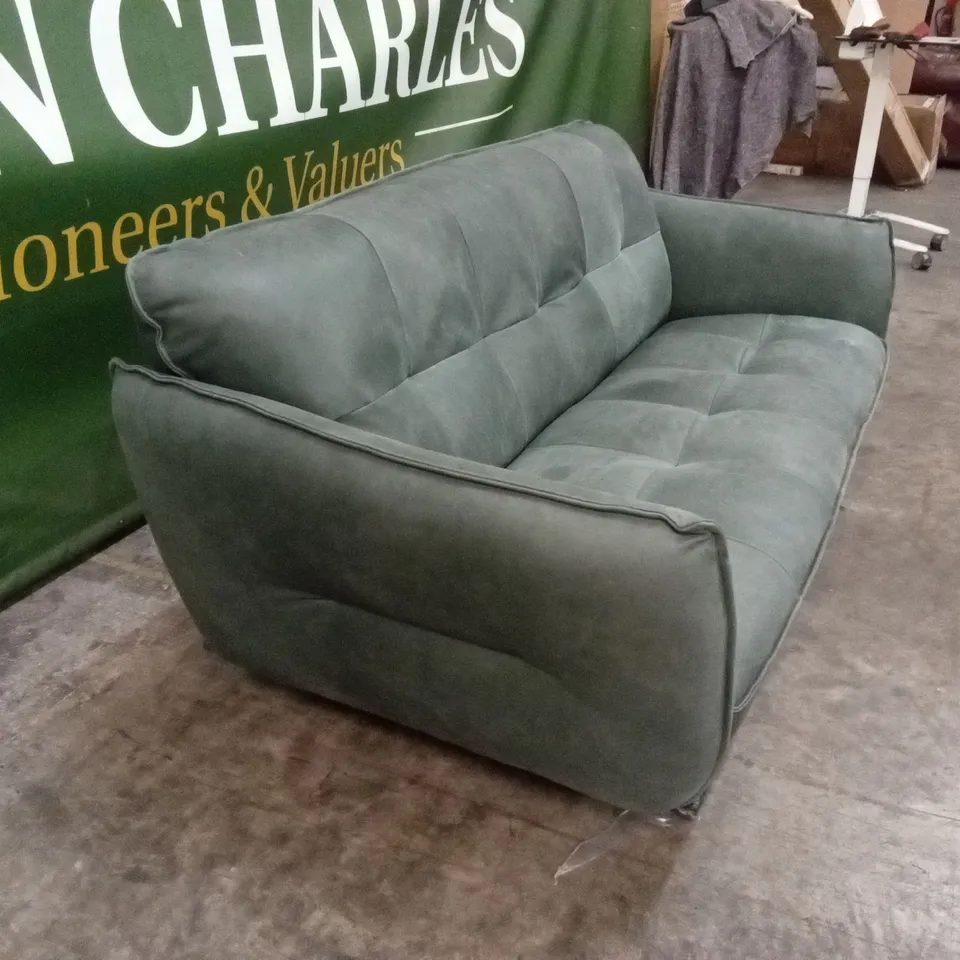 QUALITY DESIGNER ITALIAN MADE SEVILLE 3 SEATER LEATHER SOFA