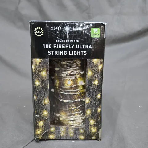 SMART SOLAR 100 LED ULTRA SOLAR FIREFLY STRING LIGHTS