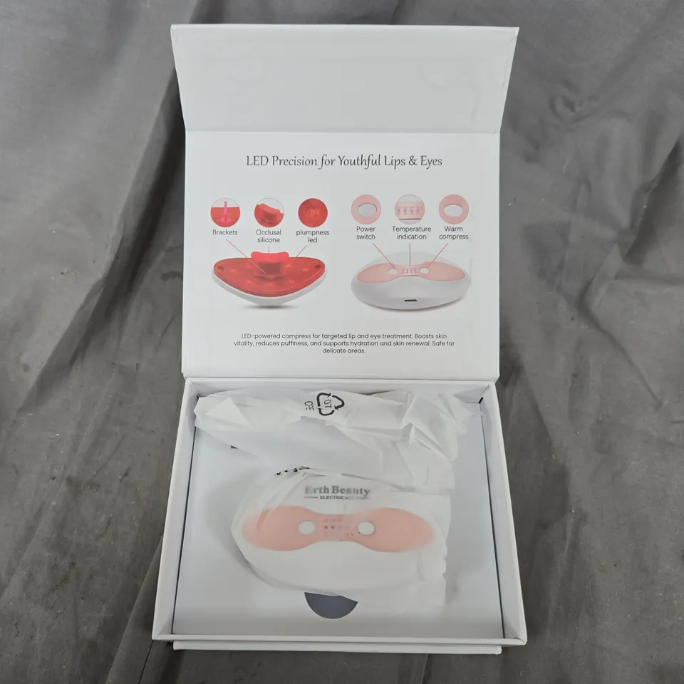BOXED ERTH BEAUTY ELECTRICALS EYE & LIP GLOW THERAPY 