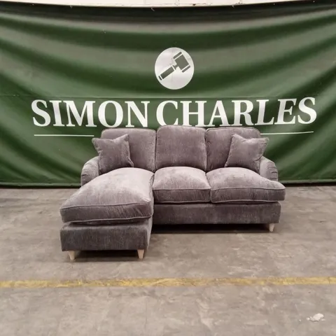 THREE POSTS GALILEE CHAISE SOFA - CHARCOAL
