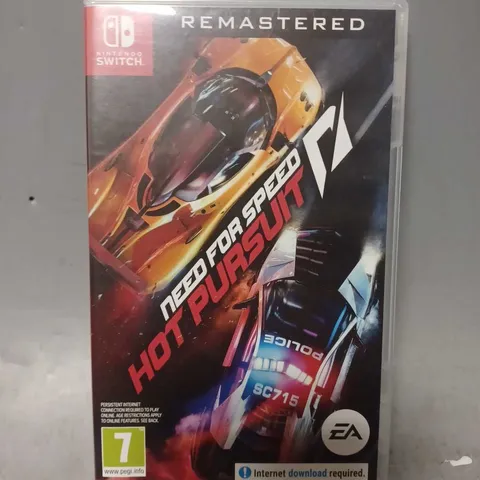 NINTENDO SWITCH NEED FOR SPEED: HOT PURSUIT REMASTERED