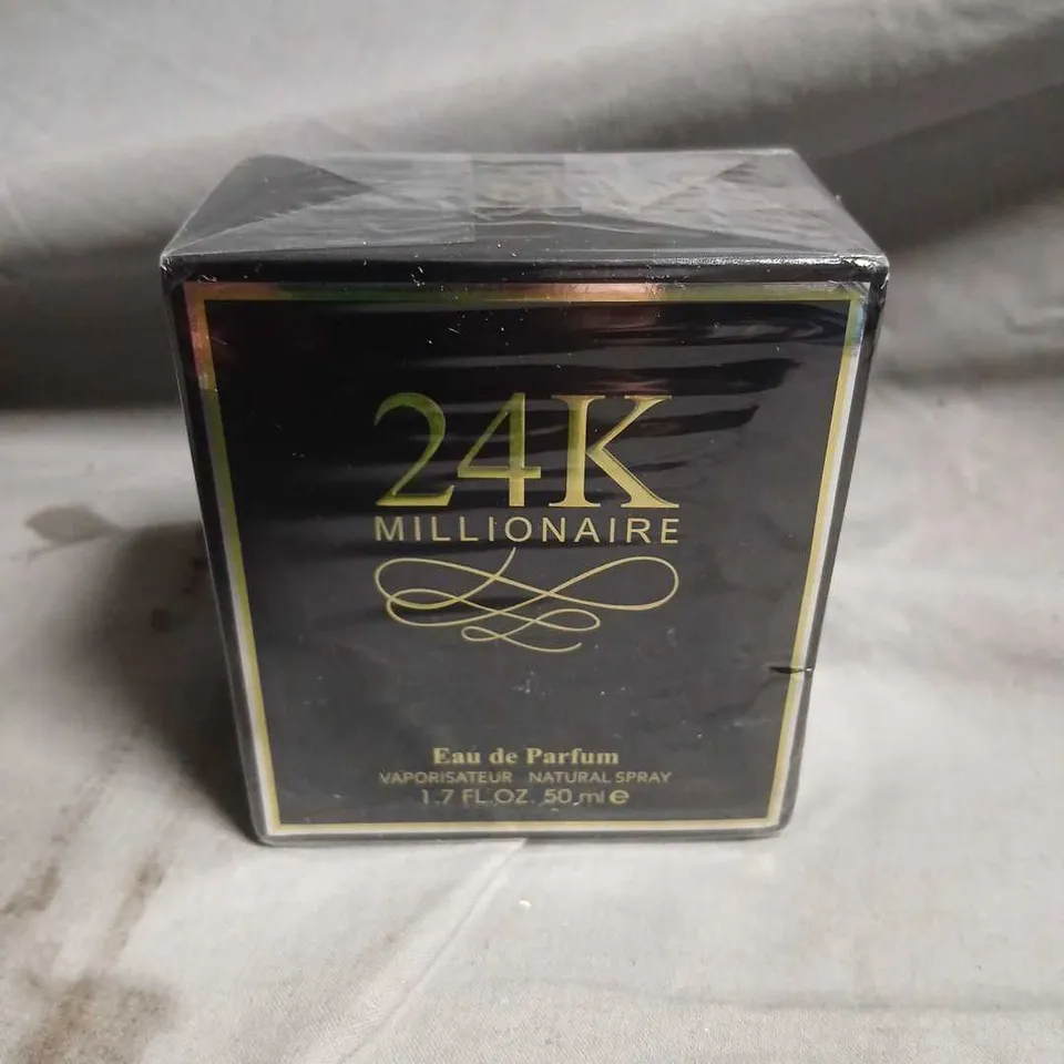 BOXED AND SEALED 24K MILLIONAIRE EAU DE PARFUM 50ML