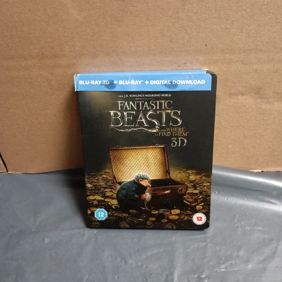 FANTASTIC BEASTS AND WHERE TO FIND THEM 3D BLU-RAY – BLU-RAY 3D + DIGITAL DOWNLOAD + BLU RAY