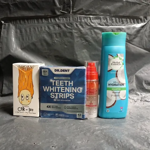 APPROXIMATELY 20 ASSORTED COSMETIC ITEMS TO INCLUDE HERBAL ESSENCES, DR. DENT, ETC - COLLECTION ONLY