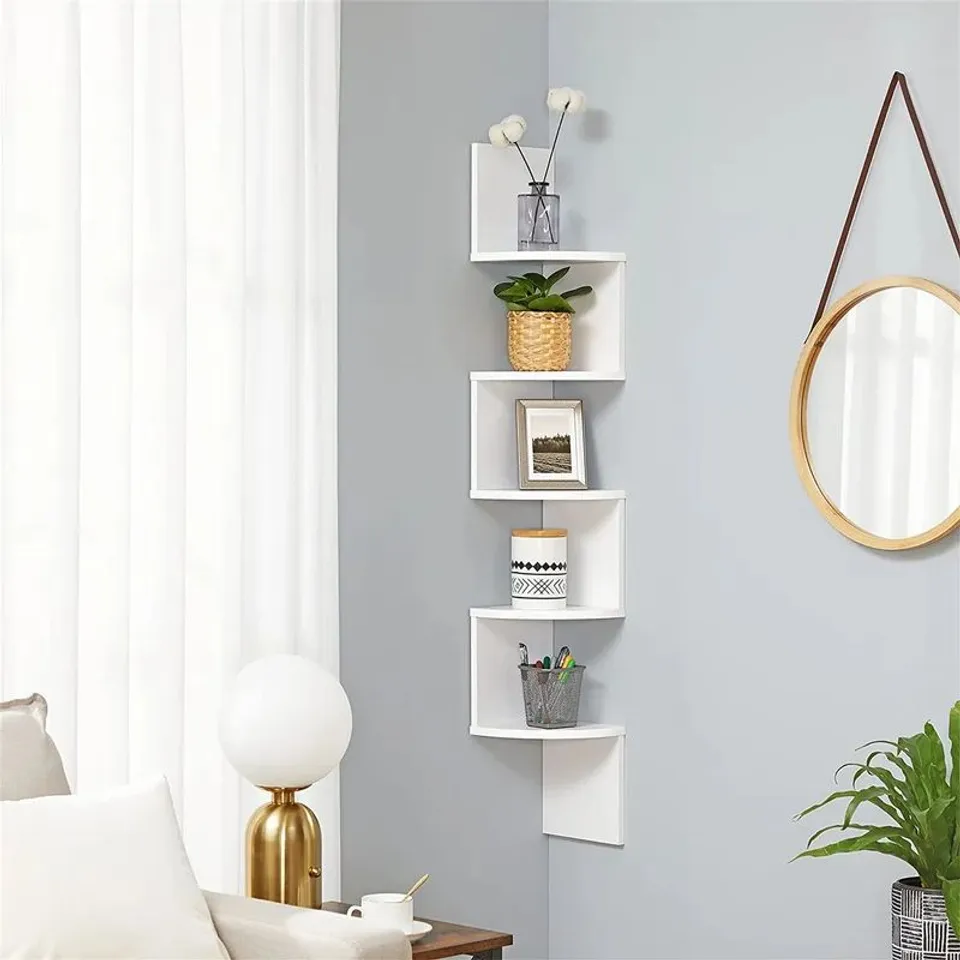 BOXED AYLISH 5 PIECE CORNER SHELF (1 BOX)