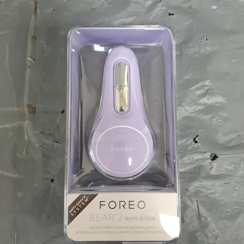 FOREO BEAR 2 EYES & LIPS MICROCURRENT LINE SMOOTHING DEVICE