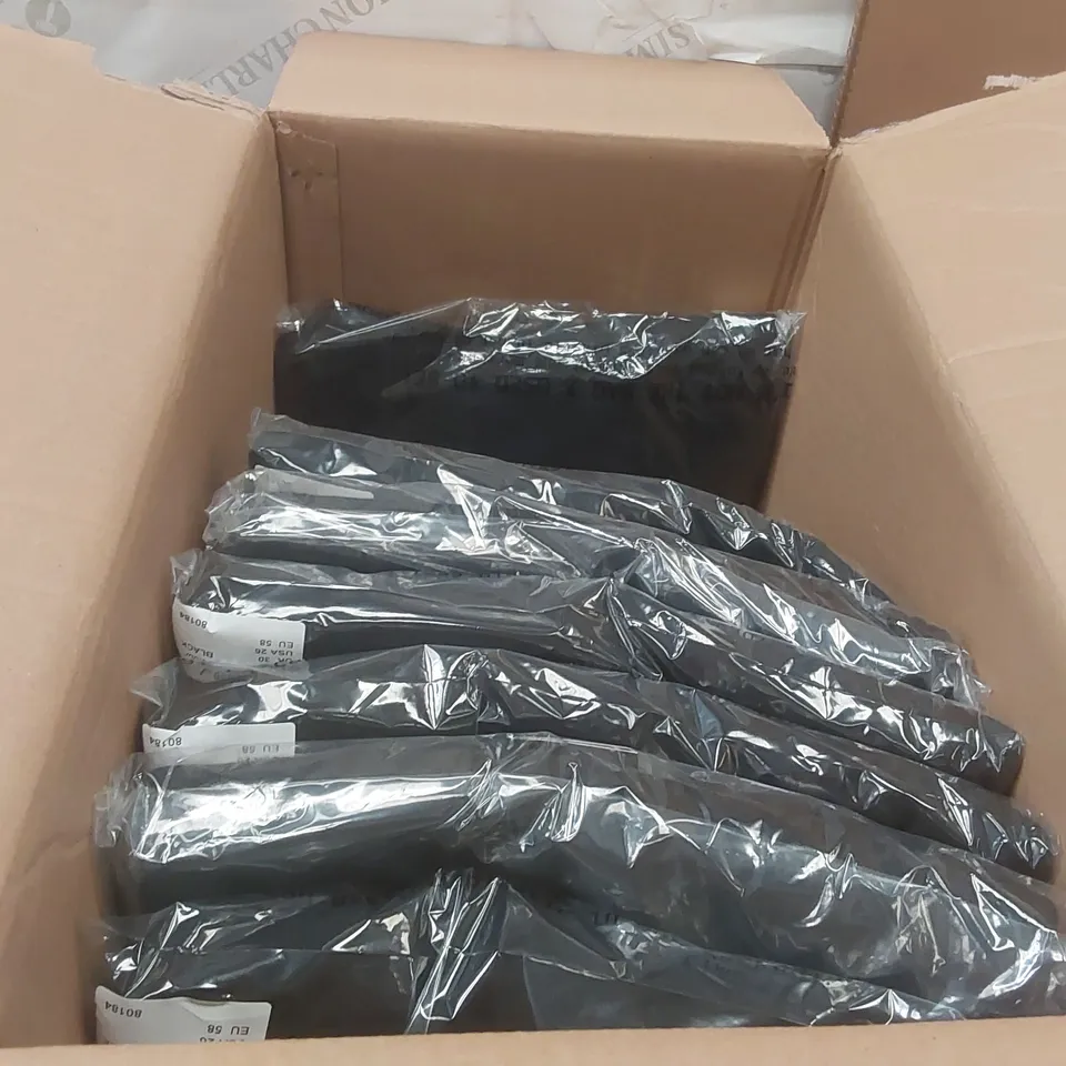 BOX CONTAINING APPROXIMATELY 8x BRAND NEW SIMPLY BE BLACK EMBELLISHED WIDE LEG JEANS - SIZE 30
