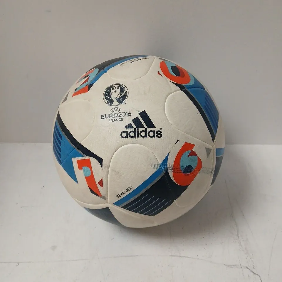 SIGNED ADIDAS BEAU JEU OFFICIAL MATCH BALL FROM UEFA EURO 2016