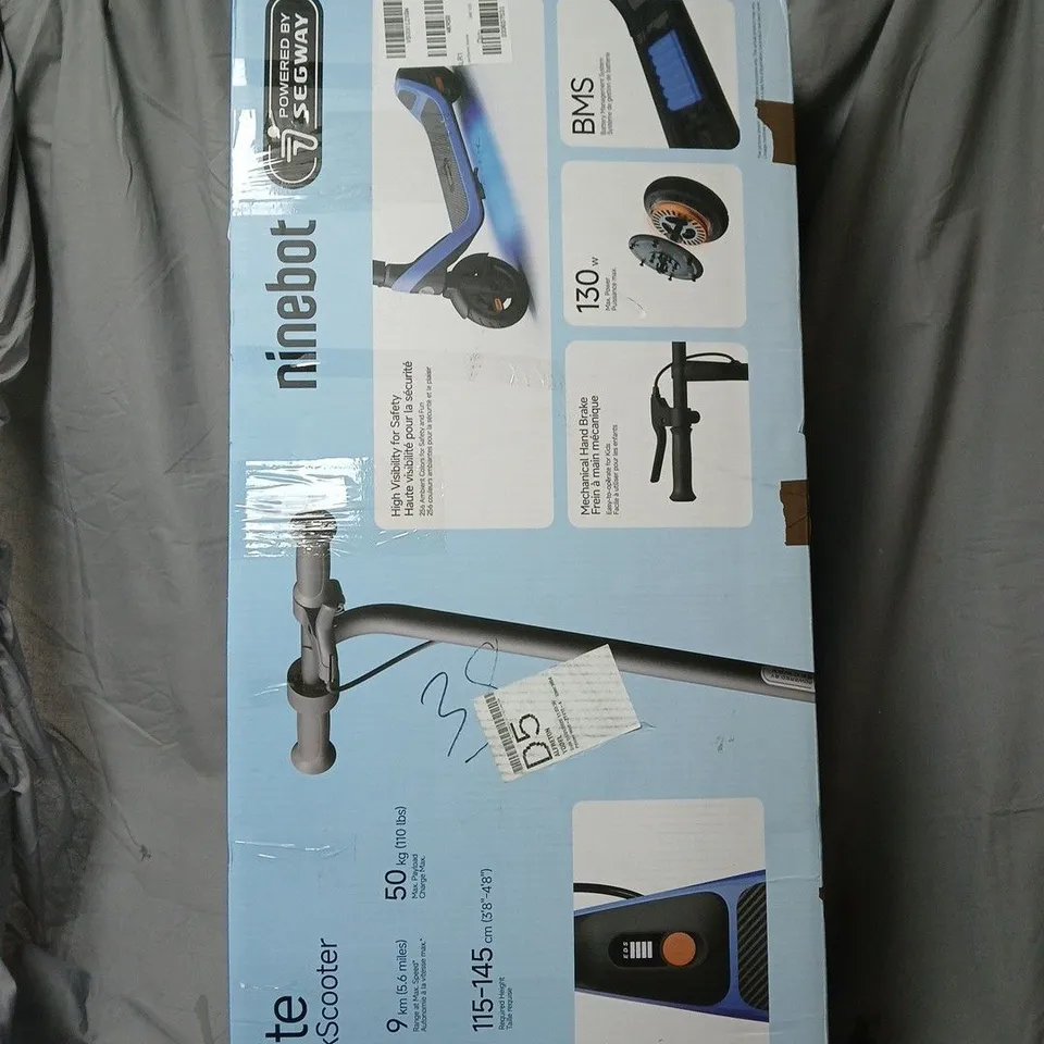 BOXED SEGWAY C2 LITE ELECTRIC SCOOTER - BLUE - COLLECTION ONLY