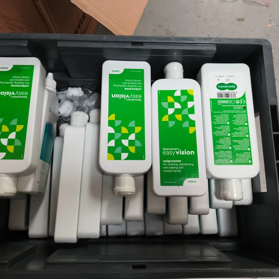 APPROXIMATELY 20 ASSORTED CONTACT LENS SOLUTION PRODUCTS - COLLECTION ONLY 