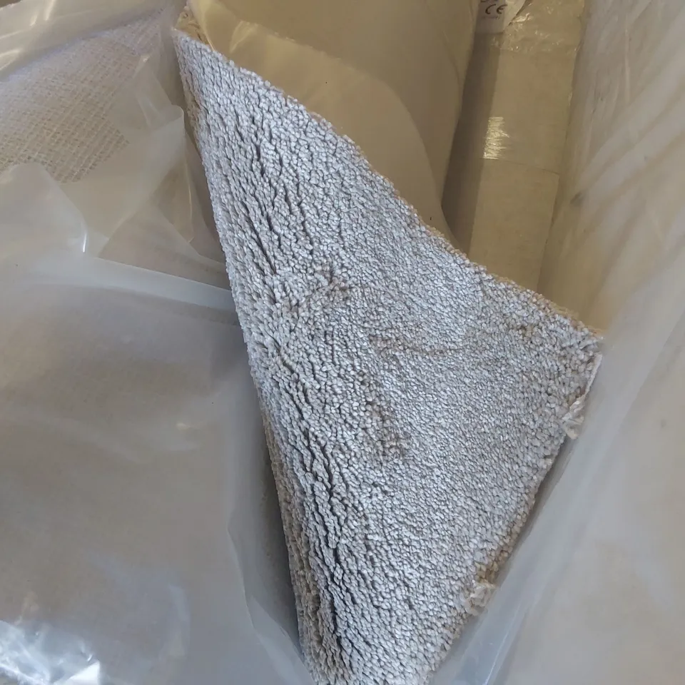 ROLL OF QUALITY KESARI TWINBACK CARPET - APPROXIMATELY 5.1 x 4m