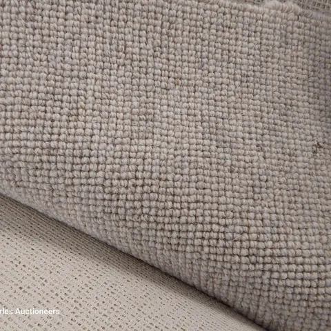 ROLL OF QUALITY NATURAL CO-ORDINATES CORD LIMESTONE CARPET APPROXIMATELY 5M Γ 4M