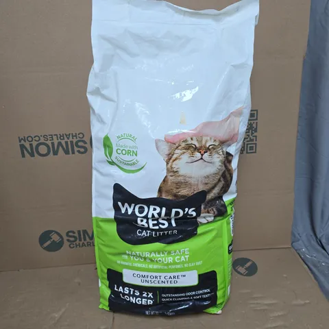 WORLDS BEST CAT LITTER UNSCENTED (12.70KG) - COLLECTION ONLY
