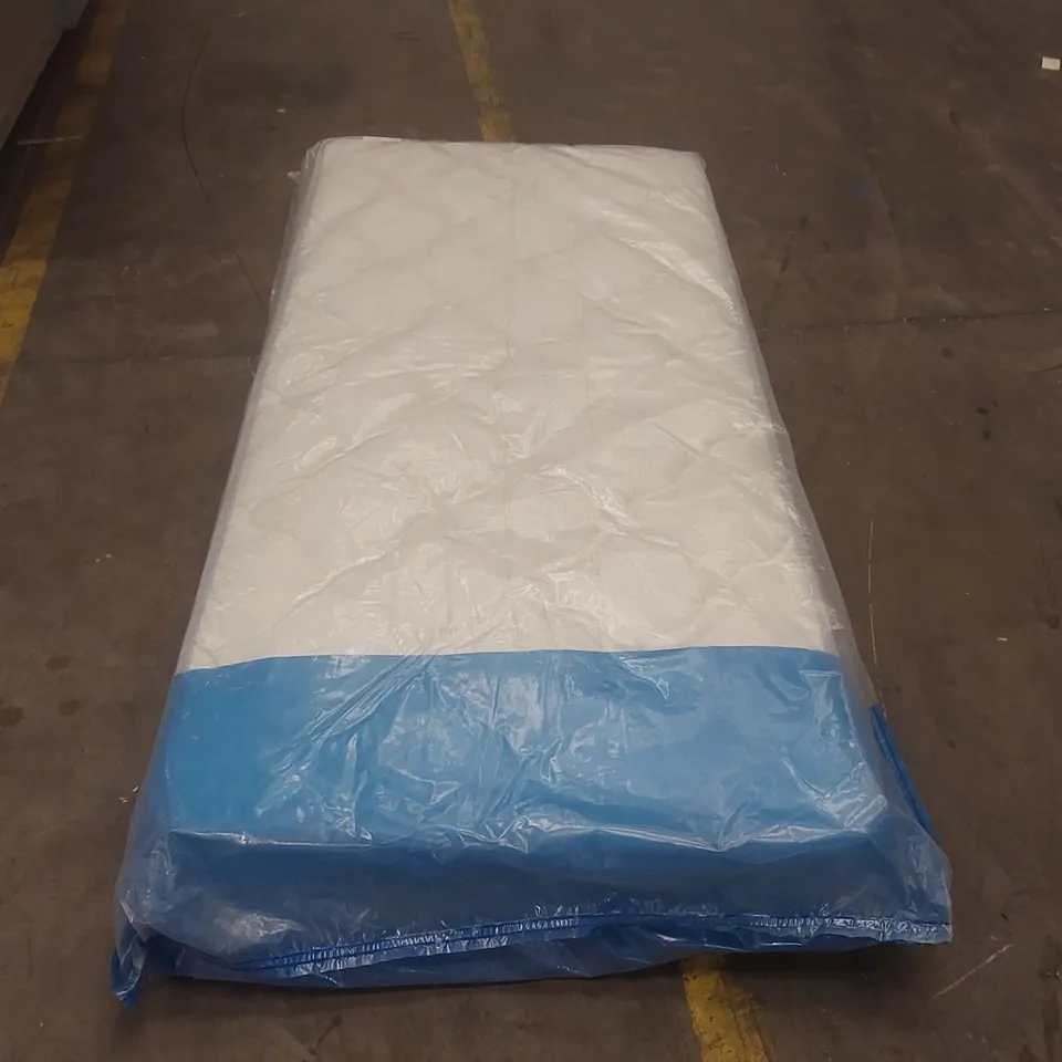 QUALITY BAGGED SINGLE 90cm AIRSPRUNG LUXURY QUILTED MEDIUM MATTRESS