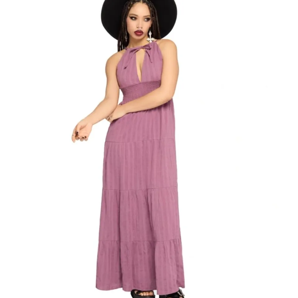 BRAND NEW KILLSTAR GAIA WOMEN'S DRESS- PURPLE SIZE XS