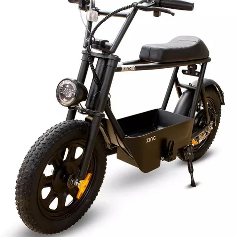 BOXED ZINC SPRINTR SEATED ELECTRIC SCOOTER 16 INCH (2 BOXES)