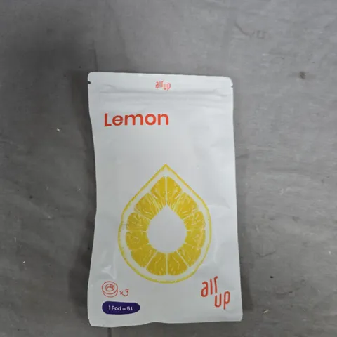 AIR UP LEMON FLAVOUR POD PACK – 3 X PODS (1 POD = 5L)