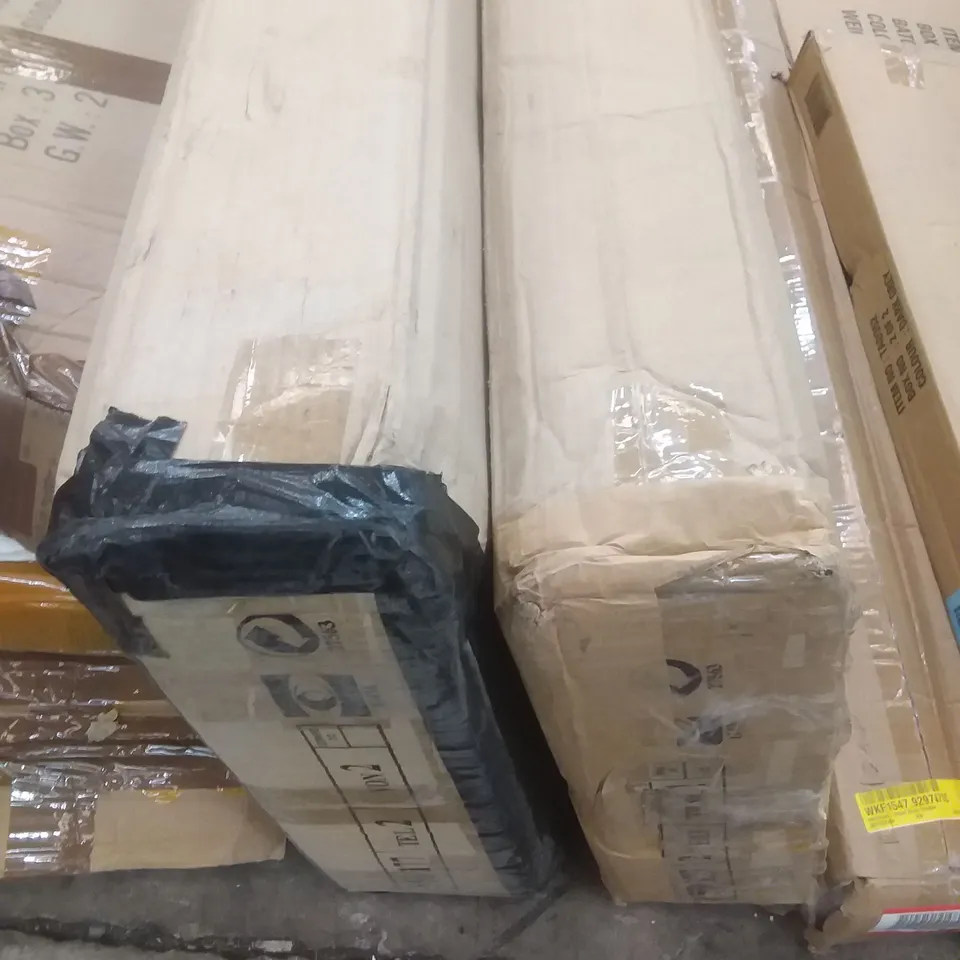 BOXED 3 DOOR WARDROBE - WOOD GRAIN 