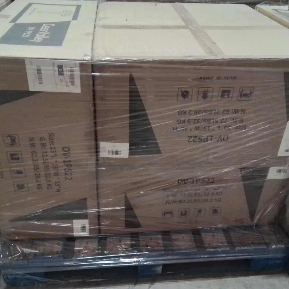 PALLET CONTAINING 3 DEERVALLEY PEDESTAL SINK BASINS