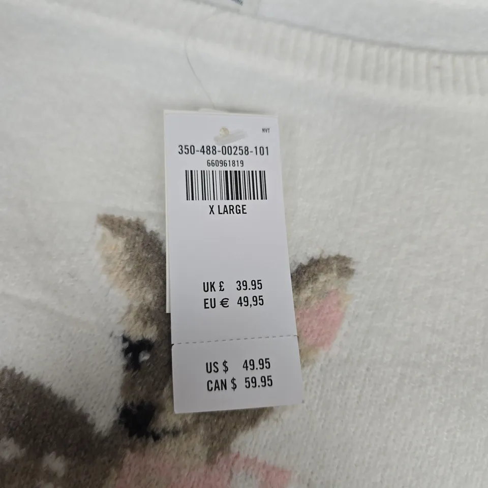HOLLISTER WIDE LEGGED BABY DEER JUMPER - XL