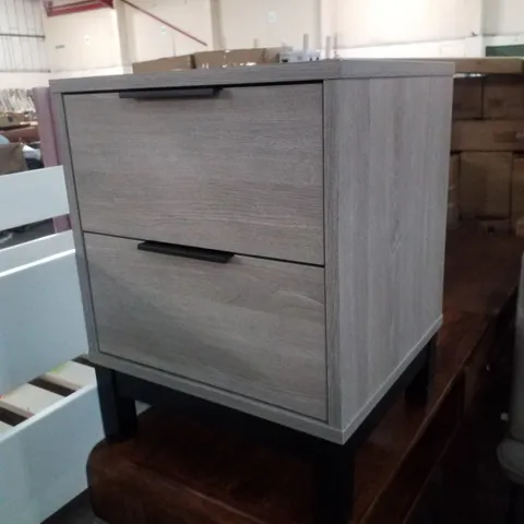 YONKERS 45CM W MANUFACTURED WOOD BEDSIDE TABLE - GREY