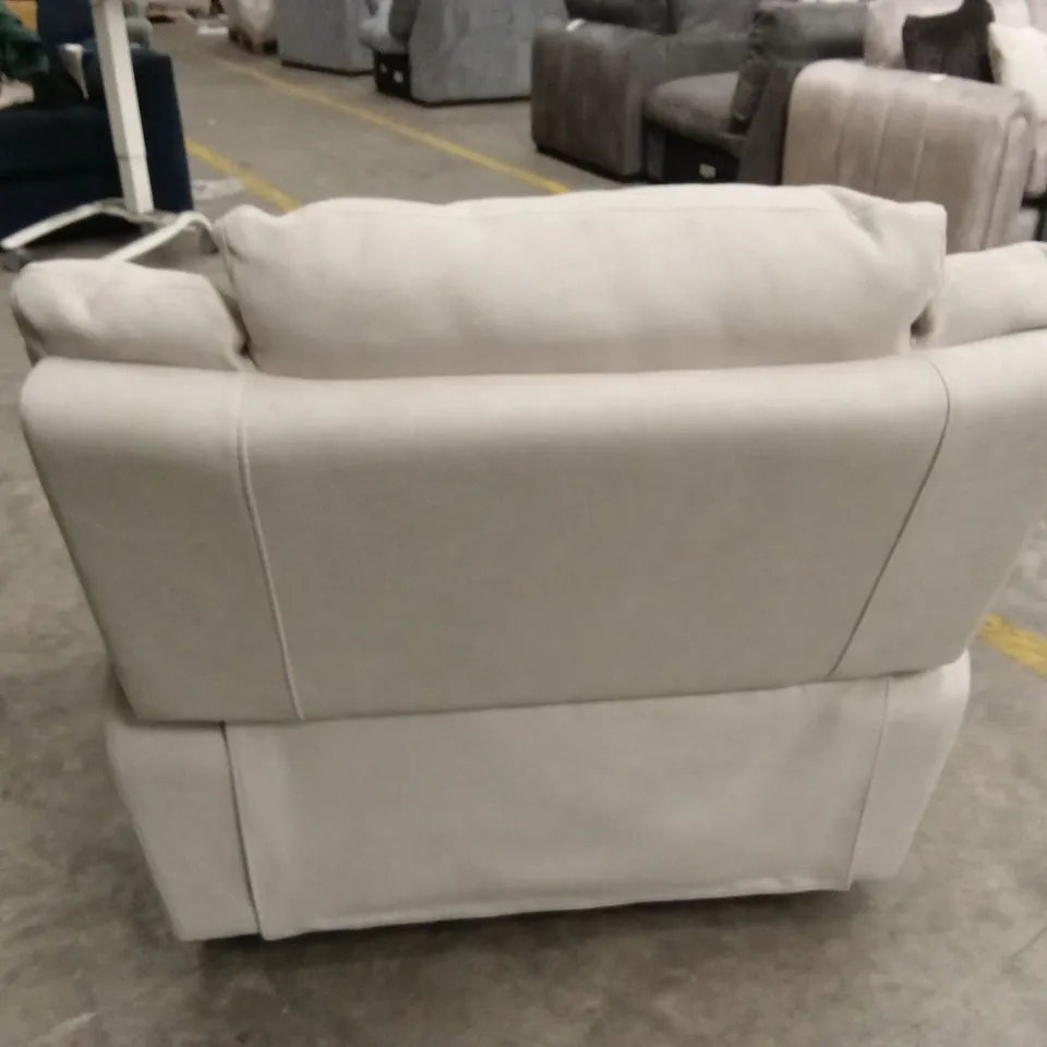 ALBION CHENILLE HIGH BACK MANUAL RECLINER ARMCHAIR RRP £479