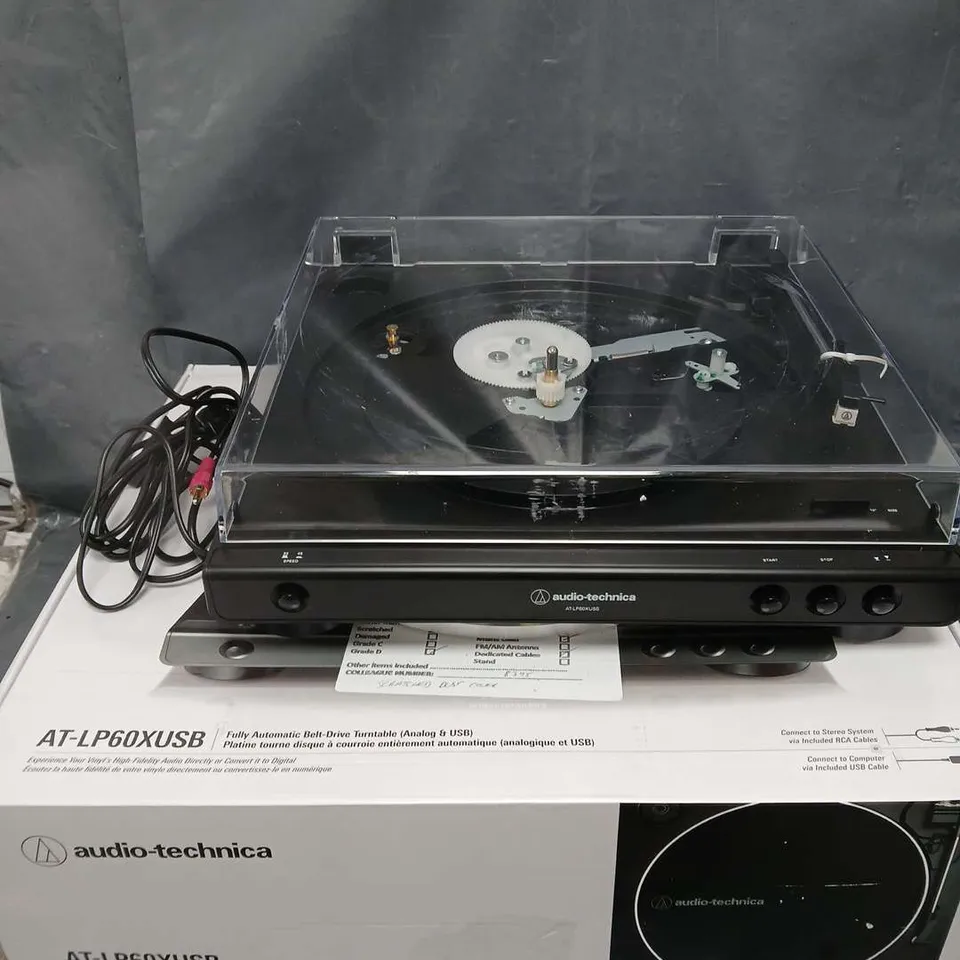 BOXED AUDIO-TECHNICA LP60XUSB TURNTABLE 