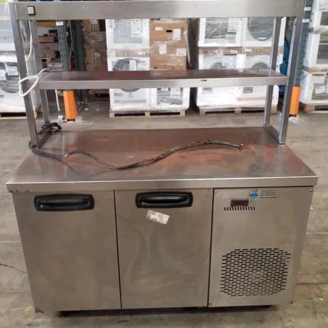 INOMAK PN99 1/1 GASTRONORM REFRIGERATED COUNTERS - 2 DOORS WITH SHELVES