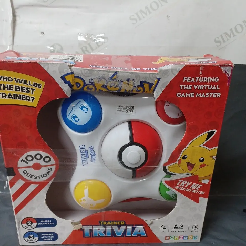 POKEMON TRAINER TRIVIA GAME