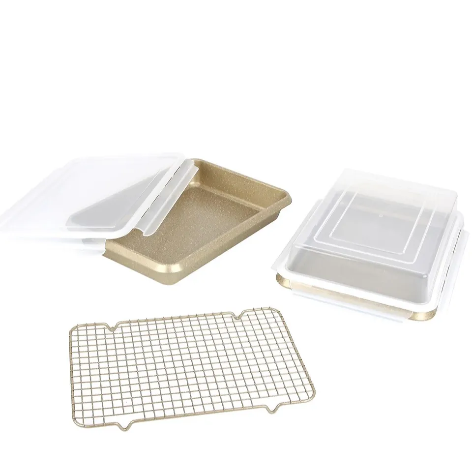 OUTLET CURTIS STONE SET OF 2 ROAST & BAKE STORE PAN MULBERRY BOXED