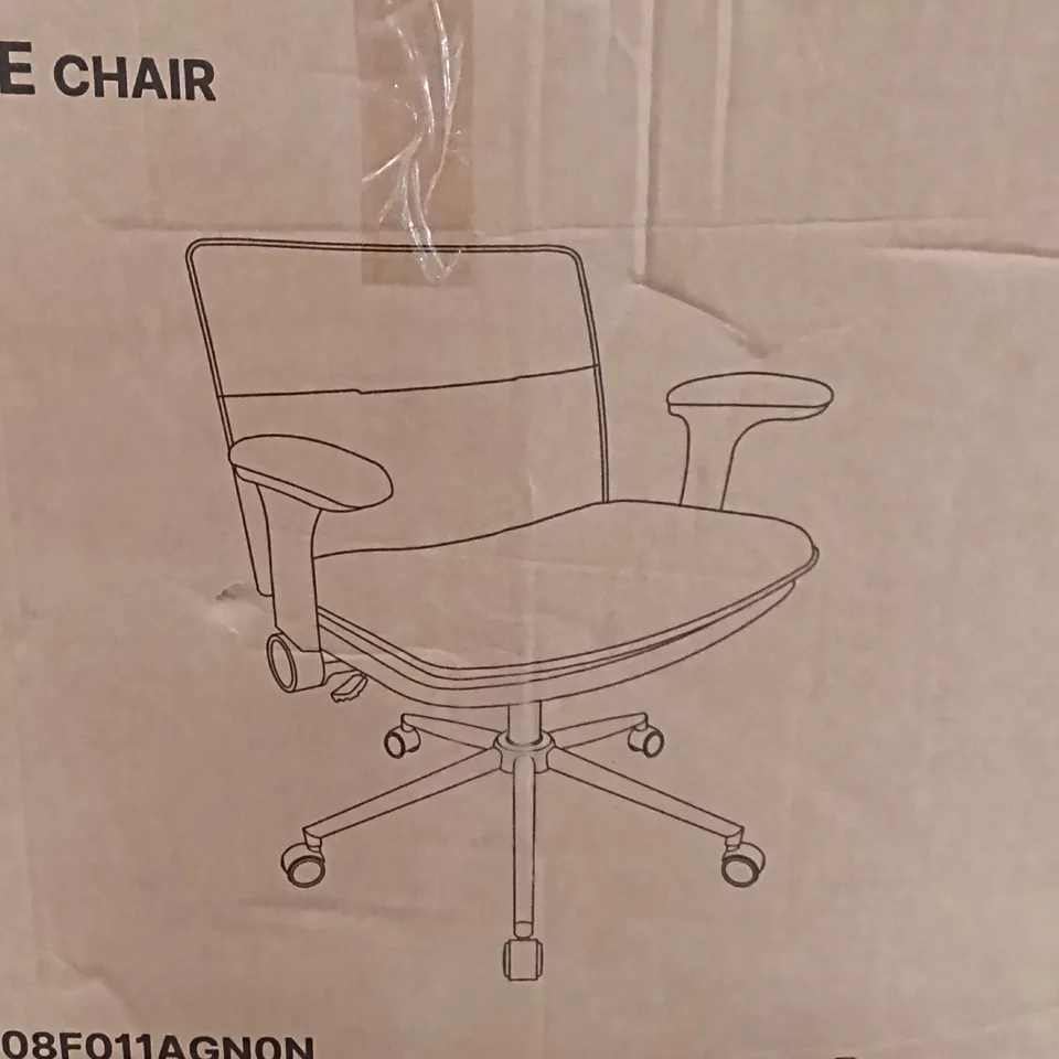Boxed office chair - green 