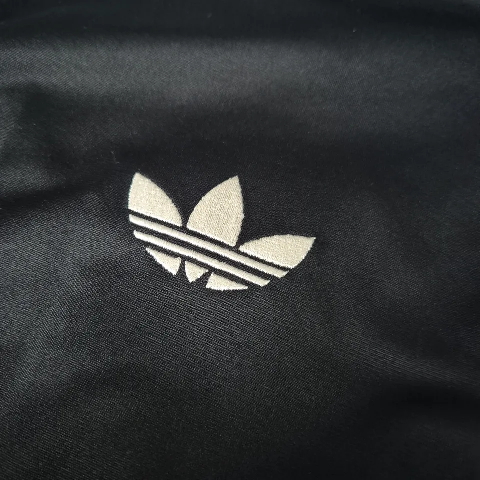 ADIDAS FIREBIRD TT TRACK JACKET – BLACK, OASIS PATCH, UK SIZE S (MEN'S)