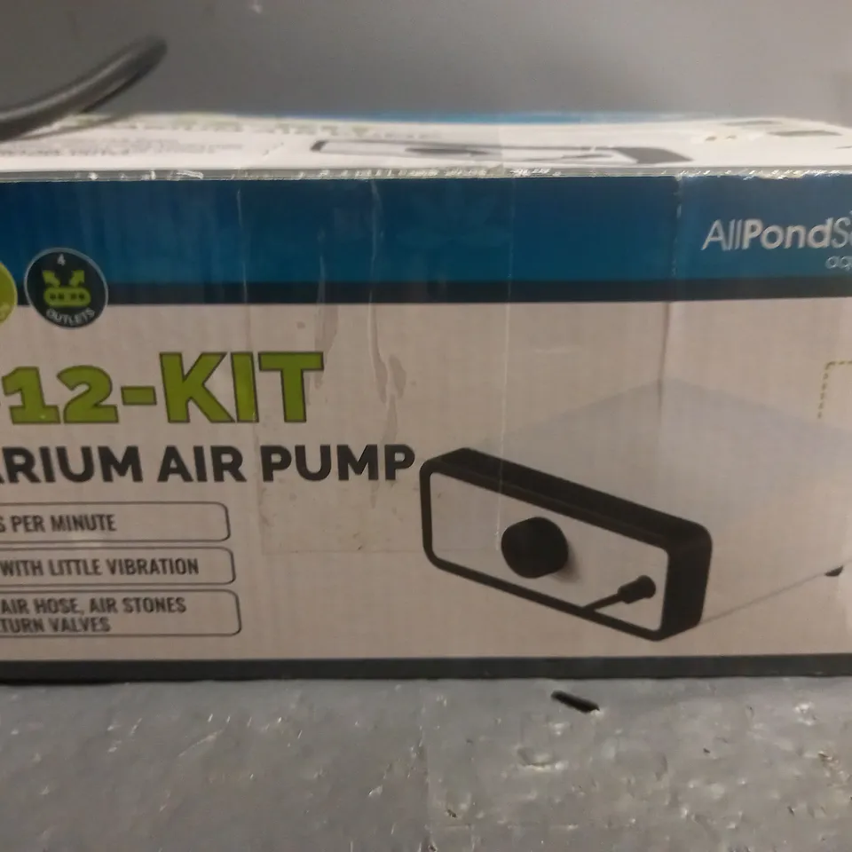 ALLPONDSOLUTIONS AP-12-KIT AQUARIUM AIR PUMP