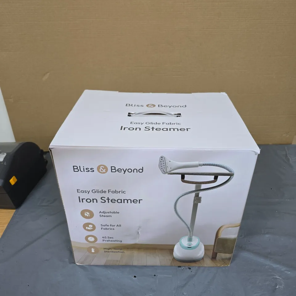 BLISS & BEYOND EASY GLIDE FABRIC IRON STEAMER