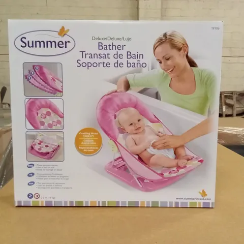PALLET TO CONTAIN APPROX 46 BOXES OF BRAND NEW SUMMER DELUXE BABY BATHERS // 3 BATHERS PER BOX