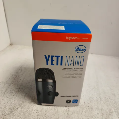 BOXED AND SEALED LOGITECH BLUE YETI NANO