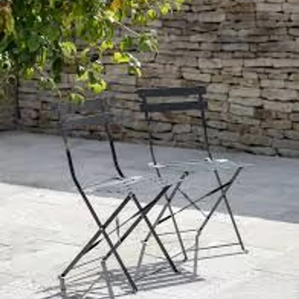 BOXED SET OF 4 RIVE DROITE BISTRO CHAIRS CARBON (1 BOX)