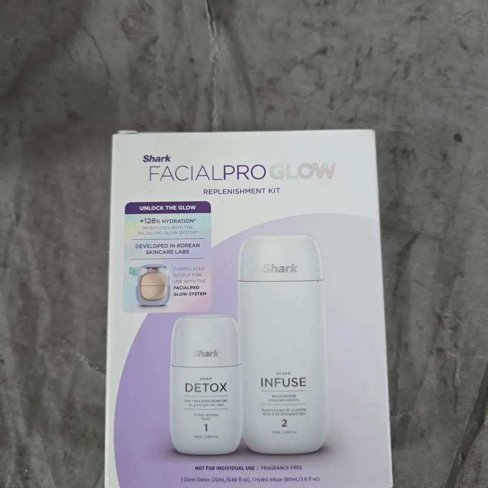 SHARK FACIALPRO GLOW REPLENISHMENT KIT – BOXED