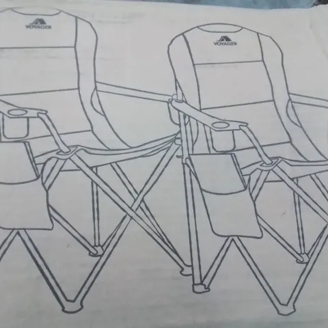 BOXED SET OF 2 CAMPING CHAIRS