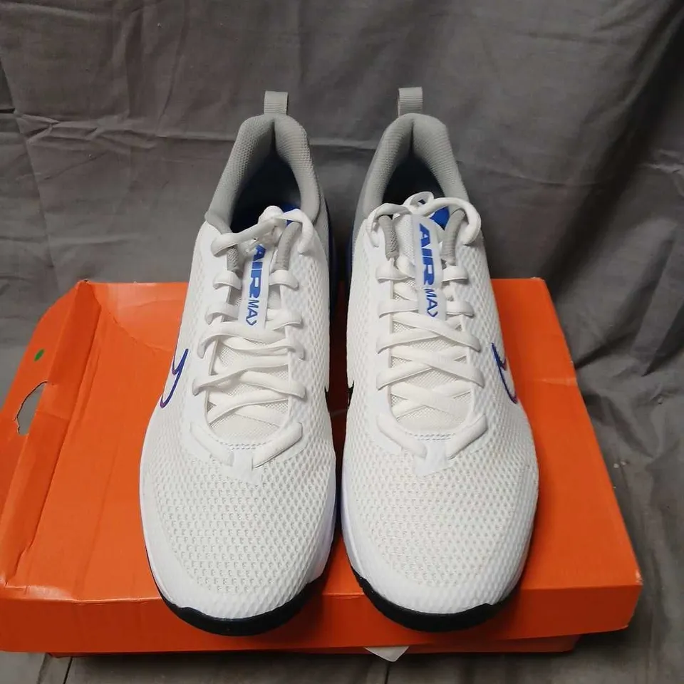 NIKE AIR MAX ALPHA TRAINER 6 WHITE MESH SNEAKERS – MEN'S UK 11 (US 12)