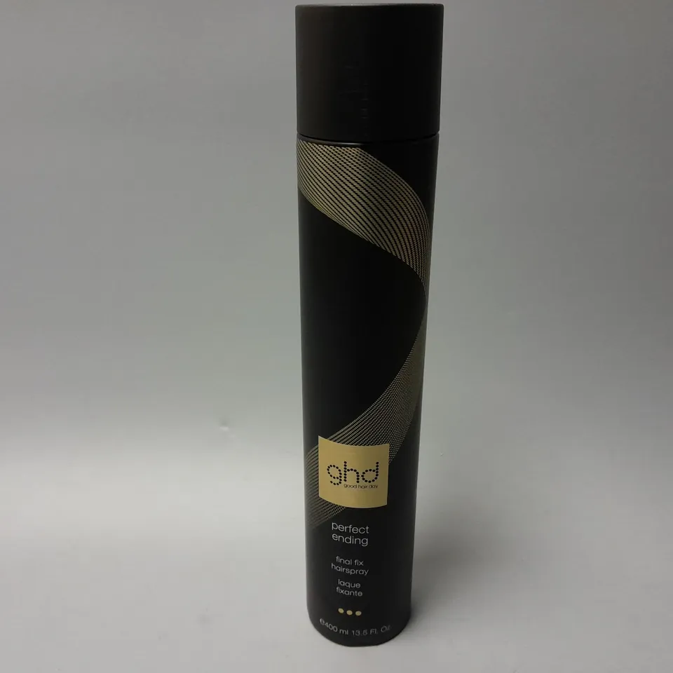 BOXED GHD PERFECT ENDING FINAL FIX HAIRSPRAY 400ml