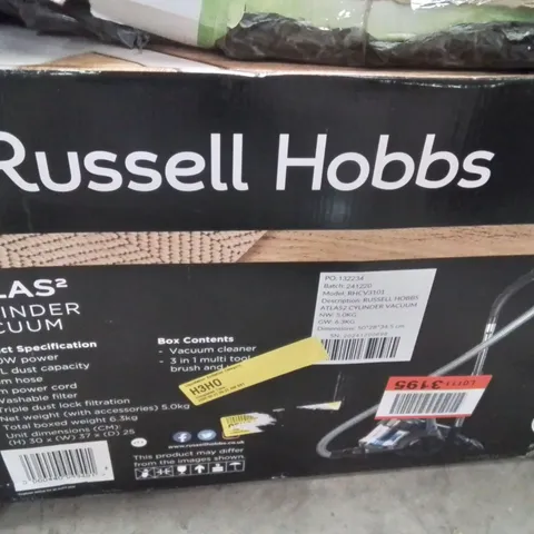 BOXED RUSSELL HOBBS CYLINDER VACUUM CLEANER 