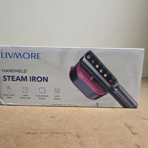 BOXED LIVMORE HANDHELD STEAM IRON