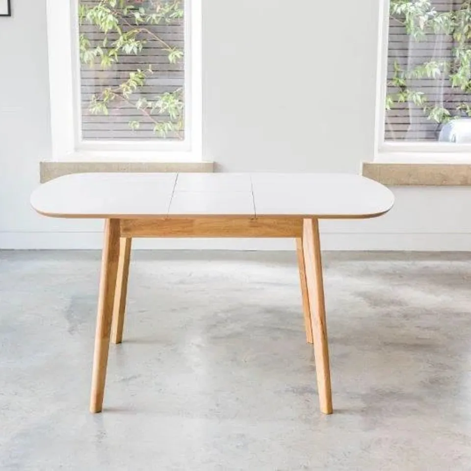 BOXED MINT ESSENTIALS ABBEY - EXTENDING INDOOR DINING TABLE 