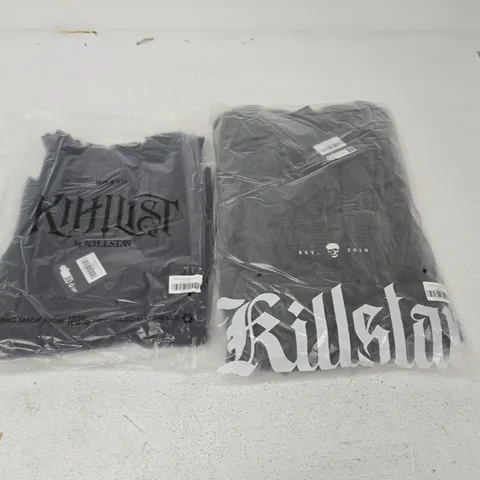 LOT OF APPROXIMATELY 22 BRAND NEW BAGGED KILLSTAR ITEMS TO INCLUDE SHADOW EMPRESS KNIT TOPS AND NYMERIA CARDIGAN - VARIOUS SIZES