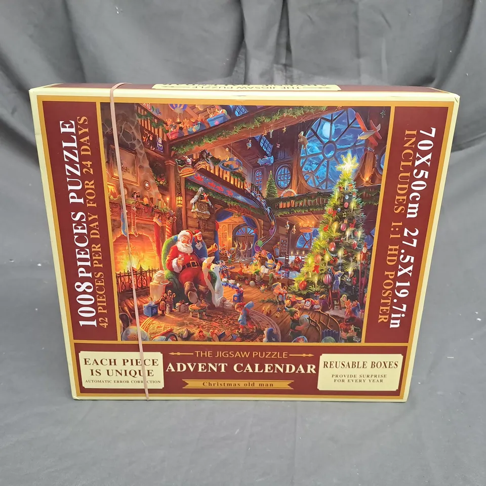 THE JIGSAW PUZZLE - ADVENT CALENDAR - CHRISTMAS OLD MAN