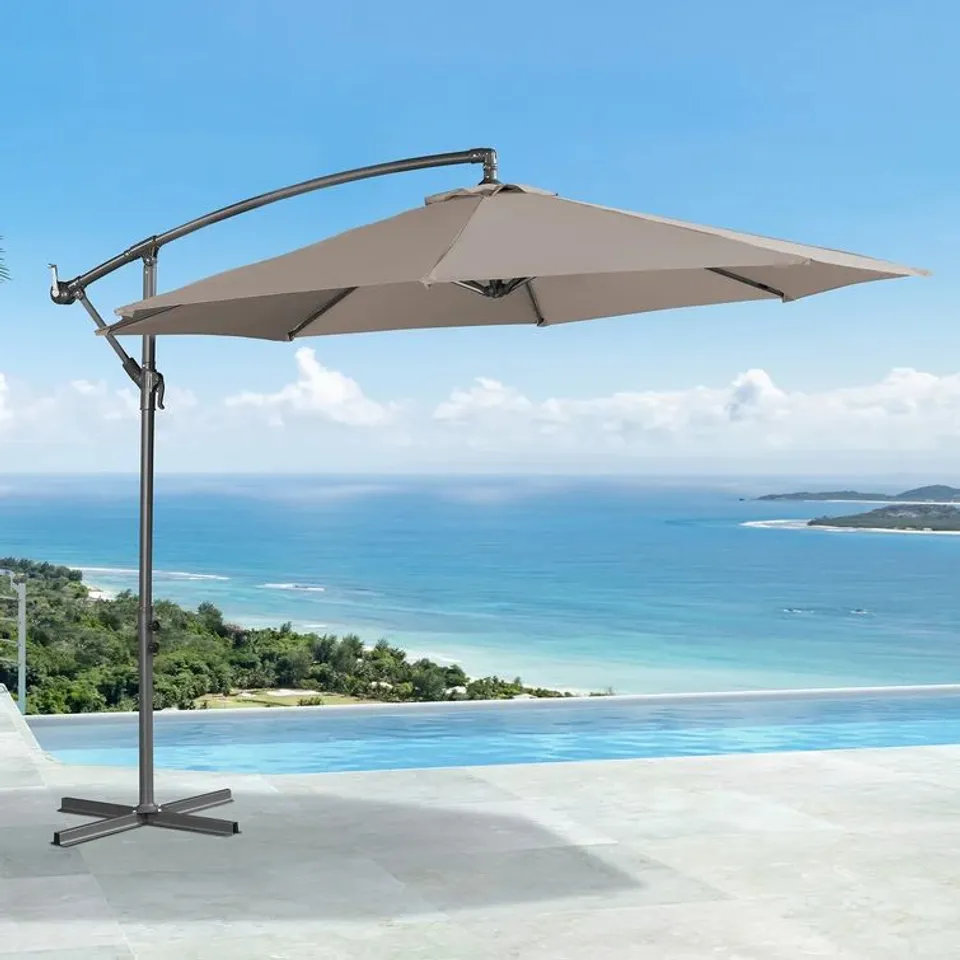 BOXED JEROME 3M PARASOL- TAUPE