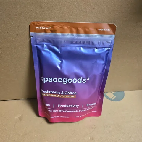 SPACEGOODS RAINBOW DUST MUSHROOMS & COFFEE HAZELNUT FLAVOUR (240 GRAMS)