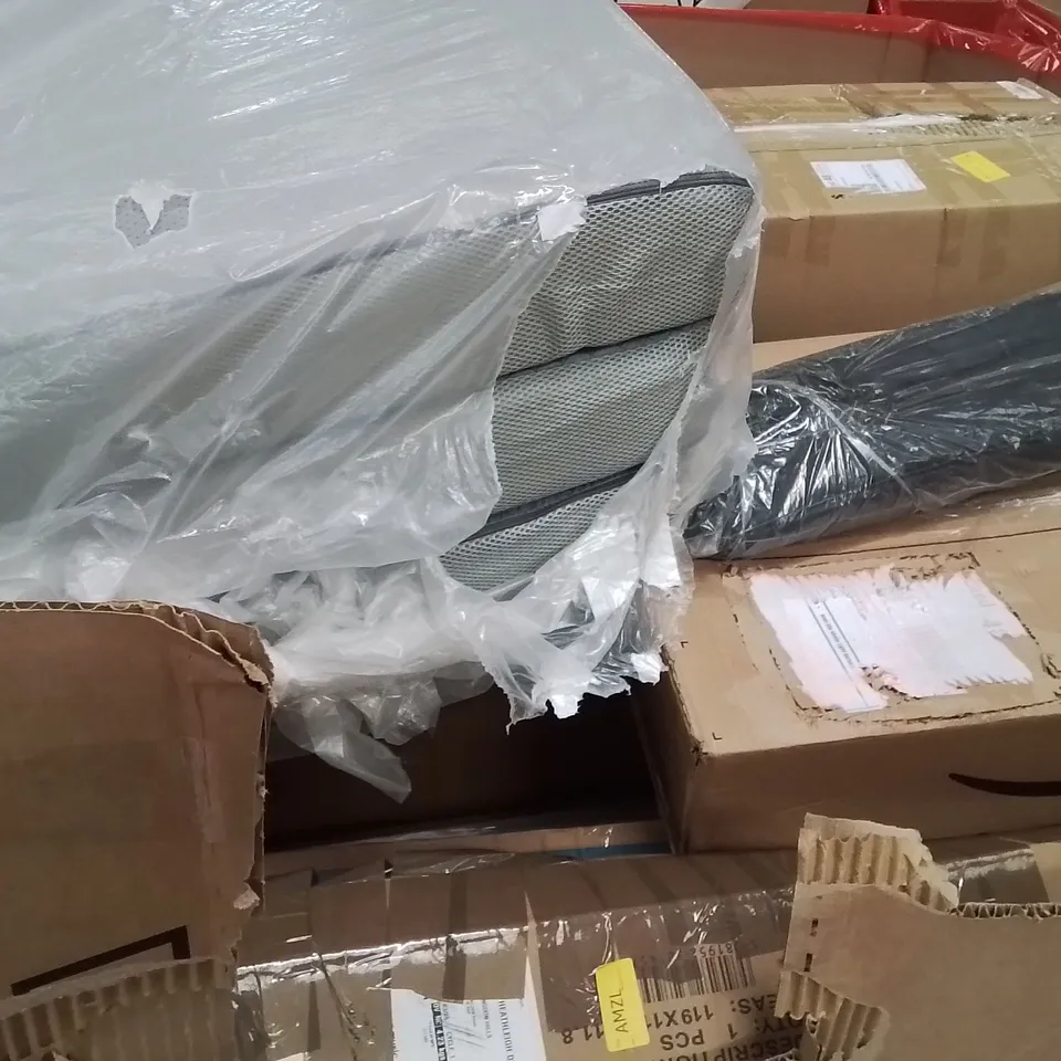 PALLET OF ASSORTED HOUSEHOLD GOODS AND PRODUCTS TO INCLUDE;AIR COOLER,PET BED,ETC